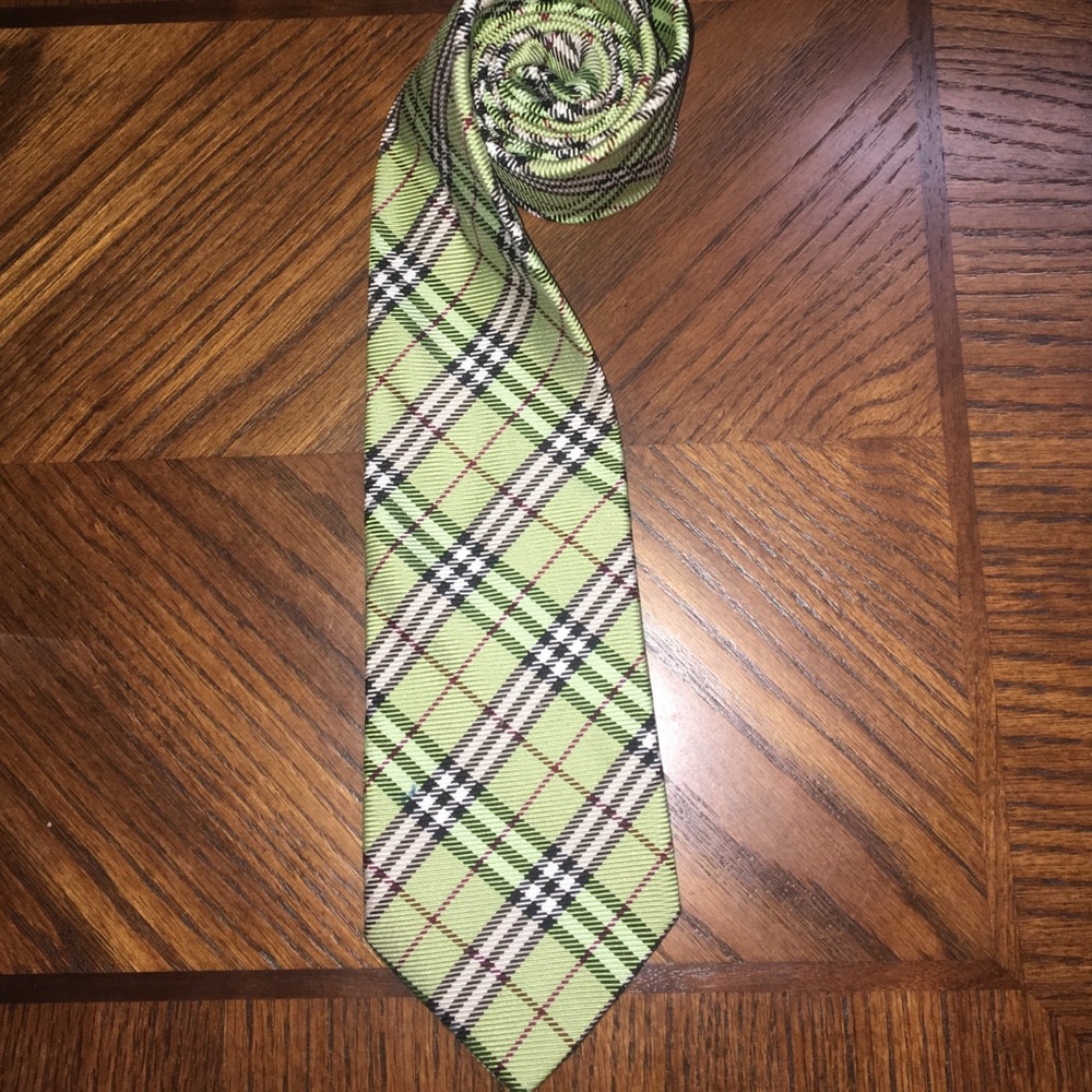 Burberry Green Tie